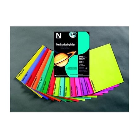 Astrobrights Astrobrights 075819 Acid-Free Copy Paper; Solar Yellow 75819